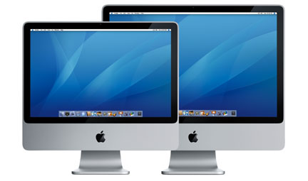 Apple iMac A1115 24" Mid 2007 Core 2 DUO 4 GB Ram 320 GB HDD WebCam HD 1920x1200 